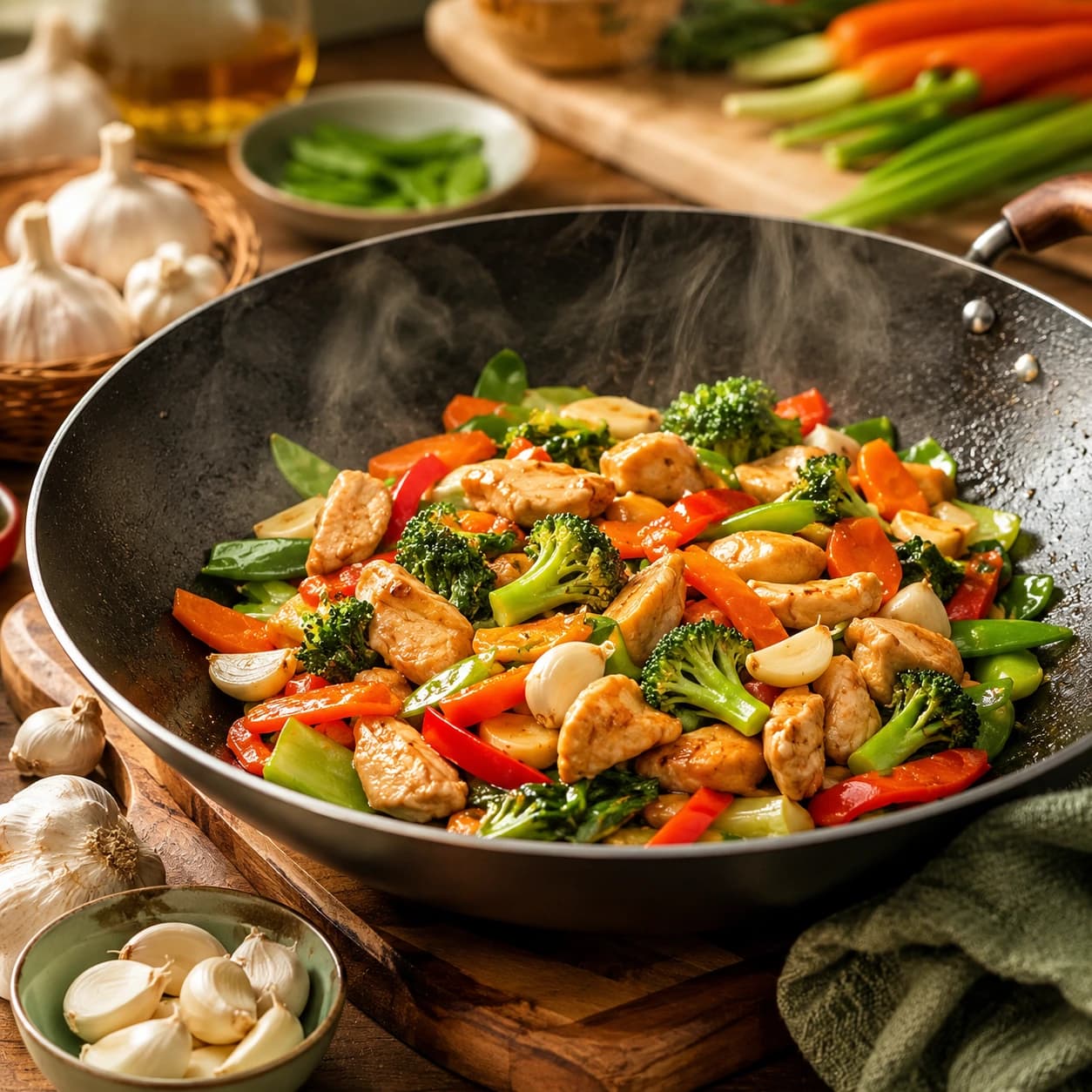 Simple Garlic Stir-Fry Recipe for Everyday Cooking