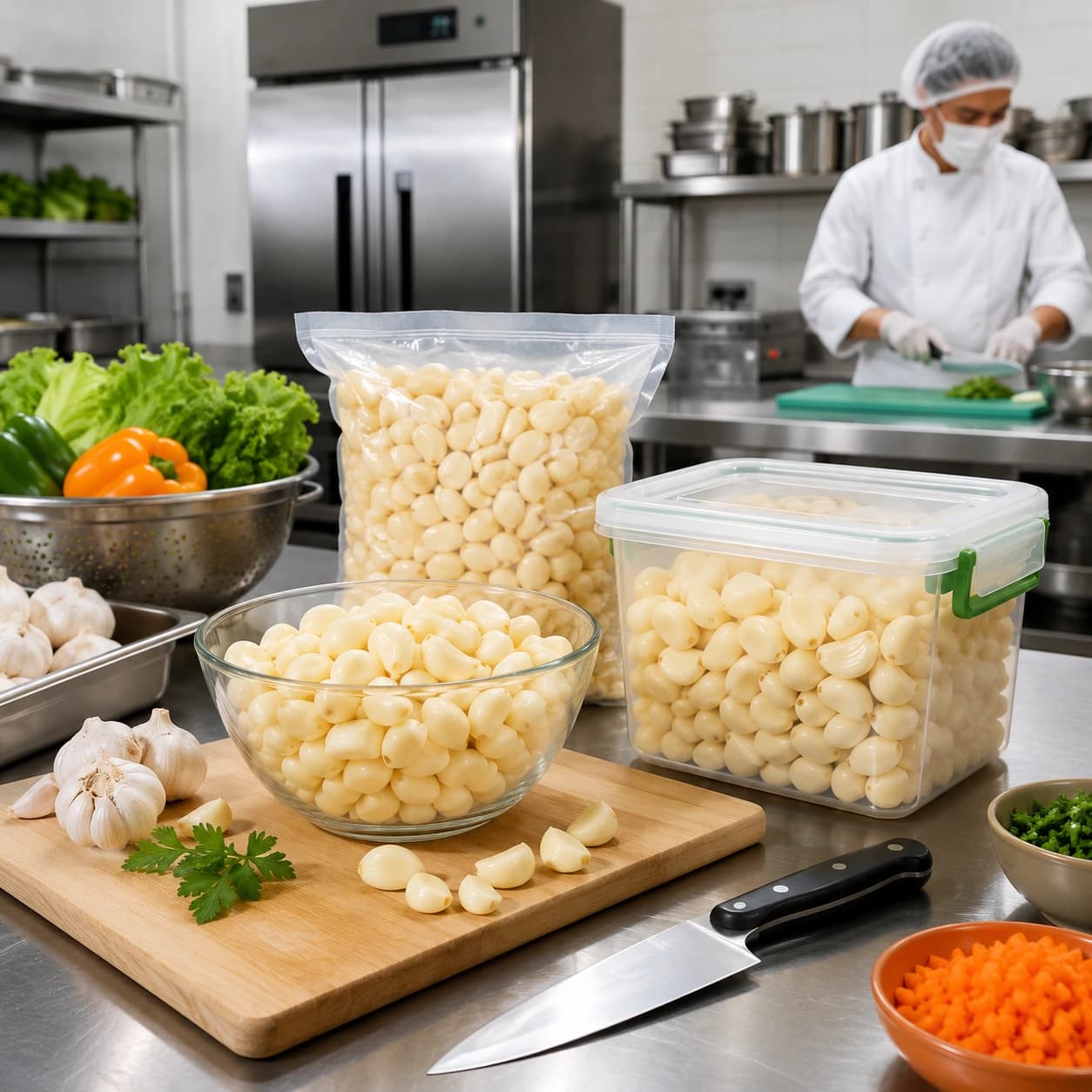 Why Food Businesses Should Use Ready-to-Use Peeled Garlic